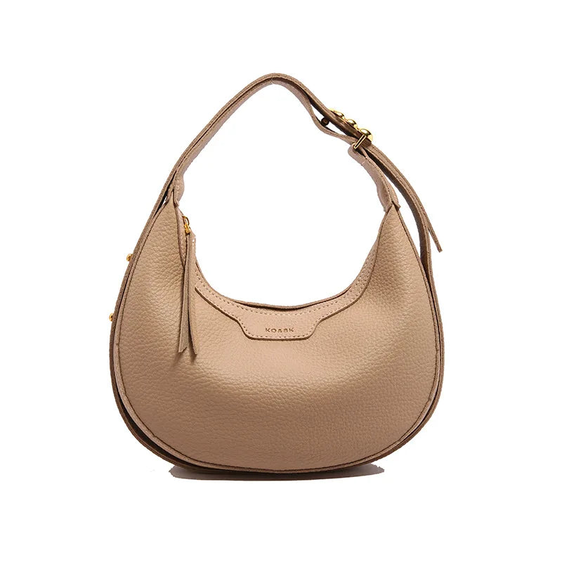 Damska Torebka Półksiężyc – Elegancka Torebka na Ramię i Crossbody z Ekoskóry