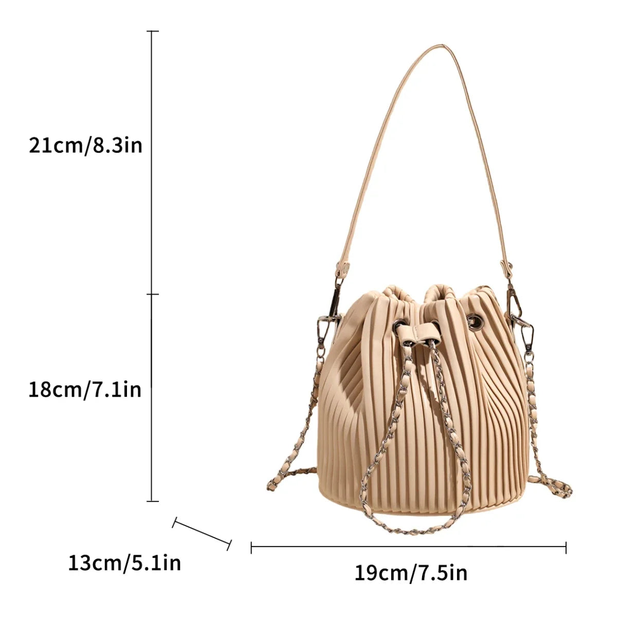 Czarna Torebka Damska Worek – Elegancka Torebka na Ramię i Crossbody z Ekoskóry