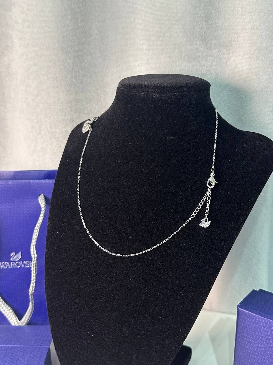 Swarovski naszyjnik nowy bez wad zestaw