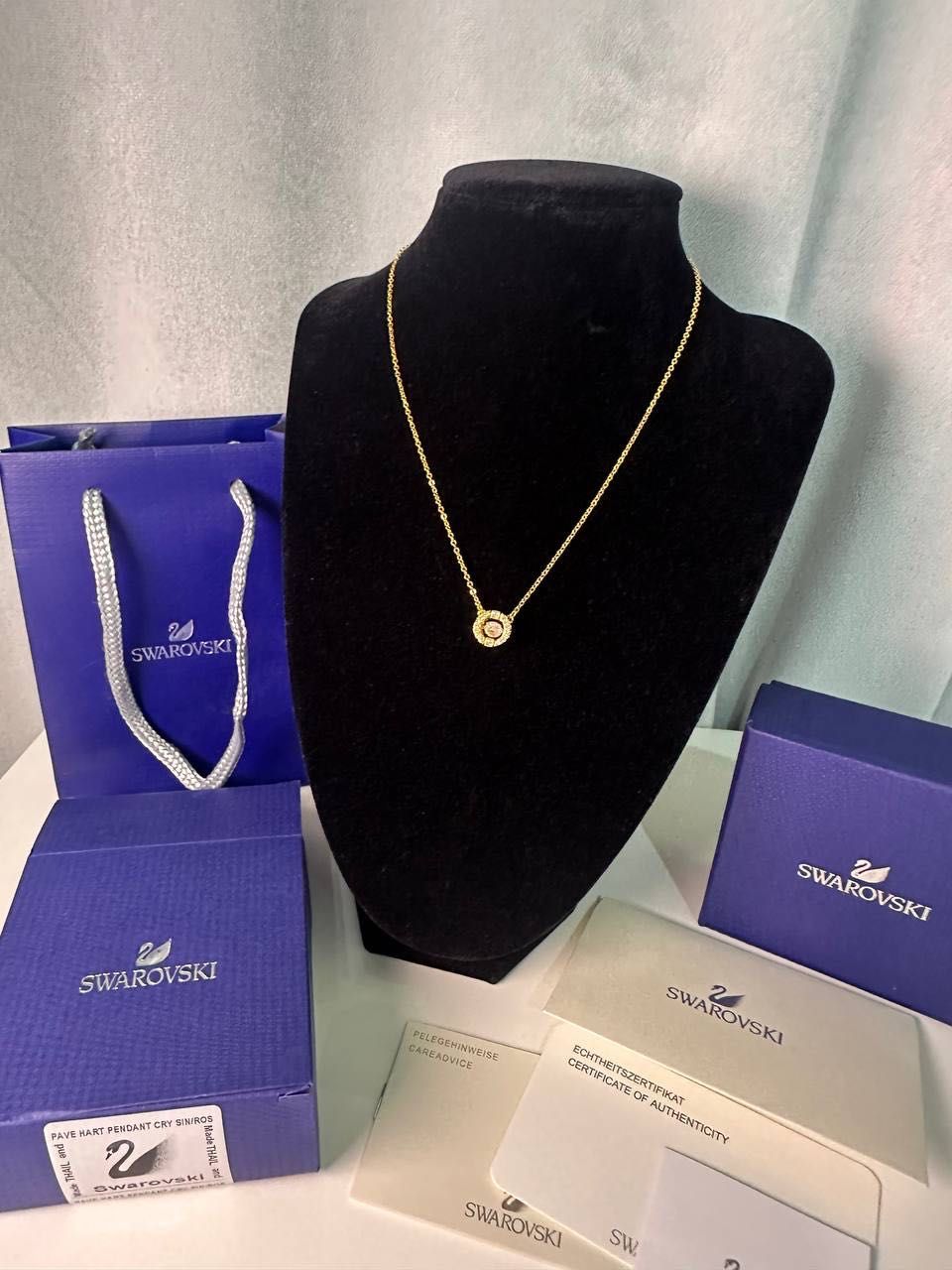 Biżuteria Swarovski nowa zestaw komplet Naszyjnik