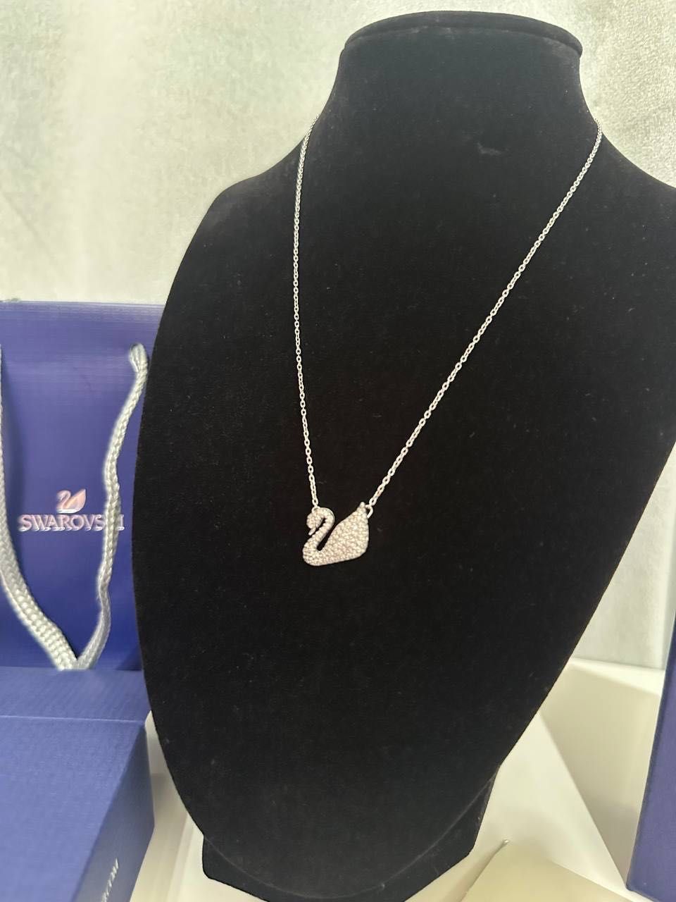 Swarovski naszyjnik nowy bez wad zestaw